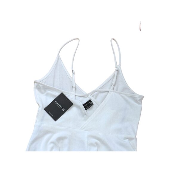 SOLD White Fit and Flare Dress Forever 21 Size Small - Picture 3 of 9